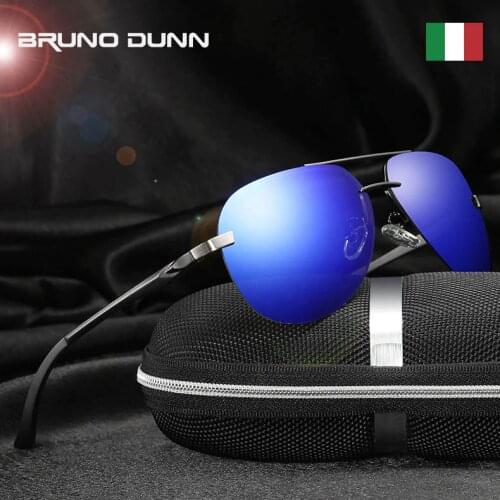 BRUNO DUNN Aviation Sunglasses Polarized Men Brand sunglases Oculos Aviador de sol masculino mirror Sun Glasses male ray 2020