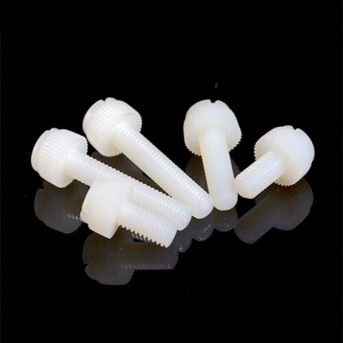 Nylon Thumb Screw PA66 Plastic Hand Twist Screw Computer Hand Tighten Screws M3 M4 M5 M6 M8