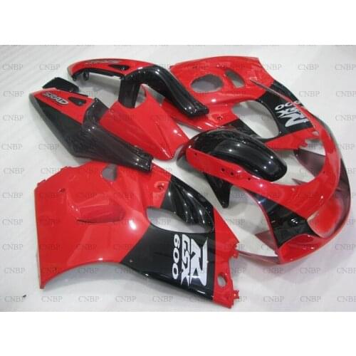 GSX-R600 1996 - 2000 Fairings GSXR 750 96 97 Fairing GSXR 600 1999 Red Black Fairings