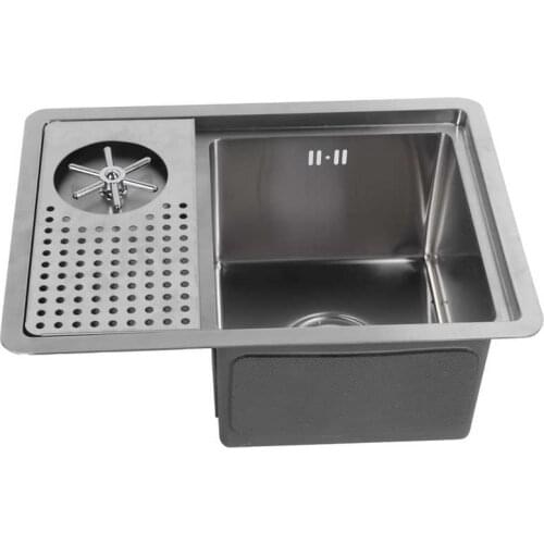 Bar Cup Cleaner 304 Stainless Steel Durable Cup Washer with High‑pressure Cup Washer for Coffee Shop for Milk Tea Shop for