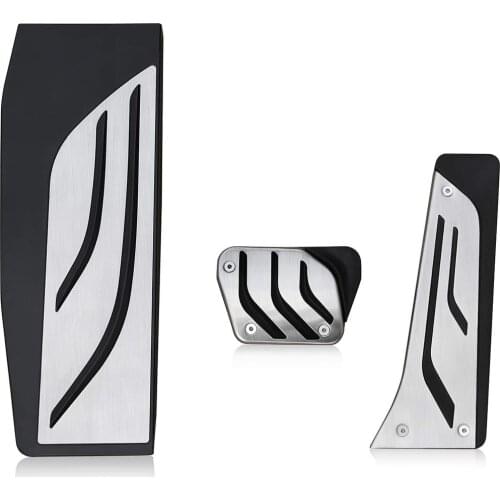 No Drill Steel Sport Footrest Dead Gas Brake Pedals Cover For BMW 2 3 4 Series F22 F23 F30 F31 F34 F32 F33 F36