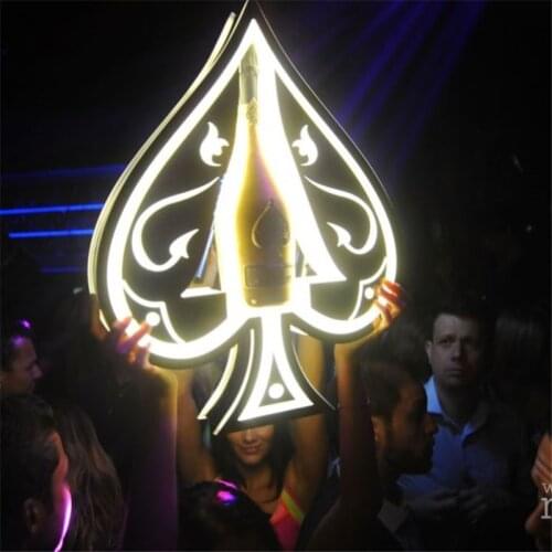 ACE OF SPADE CHAMPAGNE BOTTLE PRESENTER