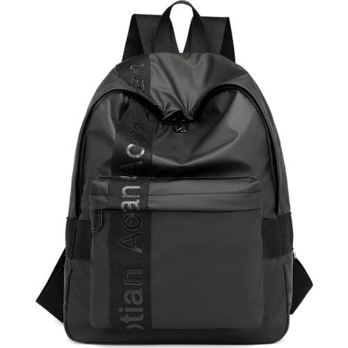 Women Backpack School Bags For Teenager Girls Waterproof Nylon Zipper Letter Printing Design Rucksack Femme Mochila Fashion Sac