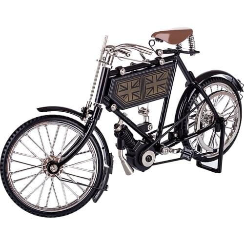 Metal DIY Assembly Retro Style Bicycle Model Retro Decoration Bike Model Model Building Kits 2019 Christmas Birthday Gift