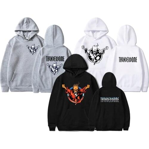 Print Thunderdome Hoodie Men Women Autumn Coat Pullover Unisex Pullover Male Thunder Dome Sweatshirts