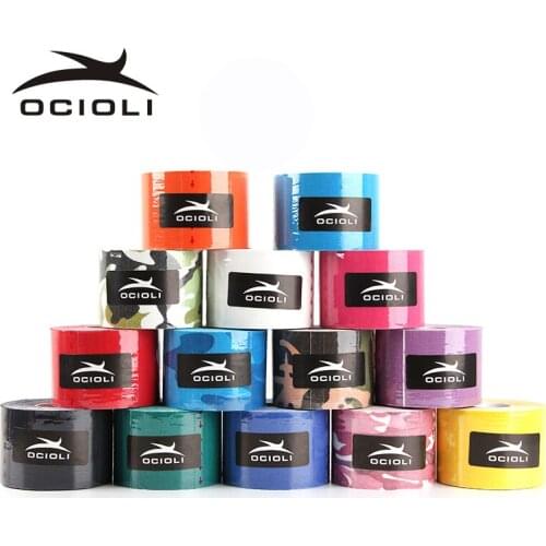 Waterproof Muscle Tape Kinesiology Tape Sports Knee Brace with Support Knee Pads Protector Medical Tape Basketball