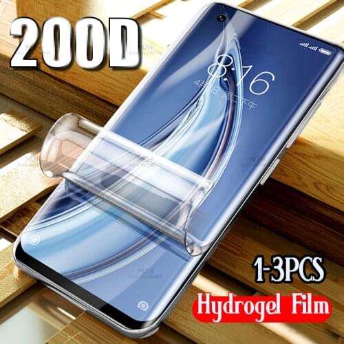 200D Safe Hydrogel Film for xiaomi mi 10 9t pro a3 a2 9 lite se note 10 cc9 pro Screen Protector on poco f1 x2 Protective Film