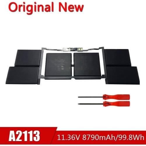 A2113 New Original Laptop Battery For Apple Macbook Pro A2141 16'' Inch 2019 MVVJ2 MVVL2 MVVM2 610-00533 batteries