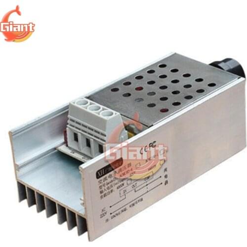 AC 220V 10000W Motor Speed Controller High Power SCR BTA10 Voltage Regulator LED Dimmer Dimming Switch Speed Control Thermostat