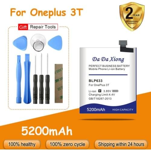 Hot Selling 4750mAh BLP633 Battery for OnePlus 3T A3010 1+ 3T Phone OnePlus 3 blp633 battery Replacement