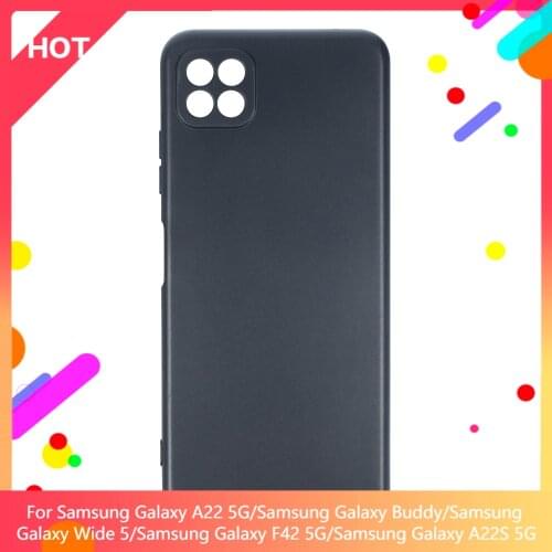 Galaxy A22 5G Case Matte Soft Silicone TPU Back Cover For Samsung Galaxy A22 5G Phone Case Slim shockproof