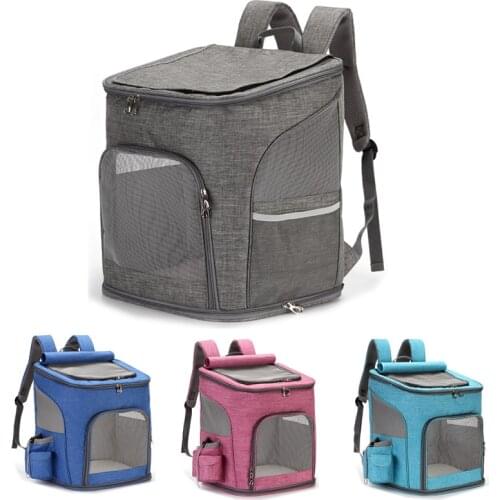 Breathable Pet Backpack Outdoor Cat Bag Mesh Carrier Fashion Portable Bags Puppy Comfort Carrier for Dogs Cats High Quality