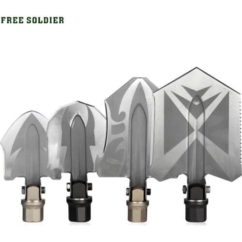 FREE SOLDIER Outdoor sports camping hiking multifunctional folding shovel surface DIY Tool Accessories Header assembly