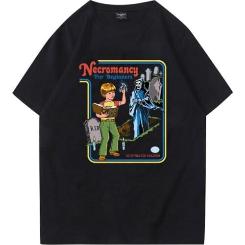 Funny Satan TShirt Demon Death Satanism Tops Grim Evil Reaper Clothes Tee Women Men Psychedelic Necromancy Streetwear Camisetas