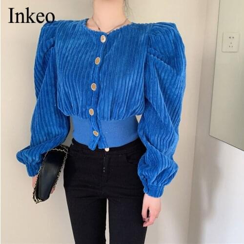 Inkeo Women's Corduroy Shirts