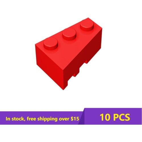10PCS Bricks Assembles Particles 6564 3x2 Right for Building Blocks Parts DIY Bricks Bulk Model Enlighten Bricks Educational Toy