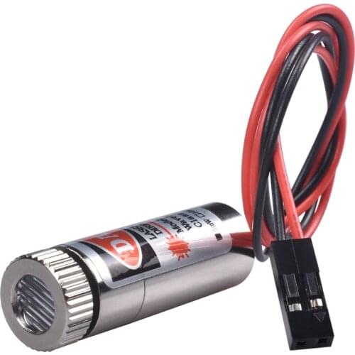 10PCS 12MM 5mw red line laser module MXD1230 point line size adjustable laser emission head for 3d printer