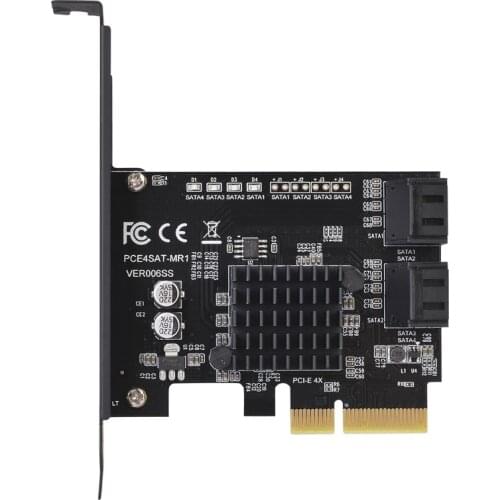 Marvell 88SE9230 Chip SATA/PCIE Raid Controller SATA PCIE SATA Raid Card PCI-E SATA Raid PCI Express 4X with Low Profile Bracket