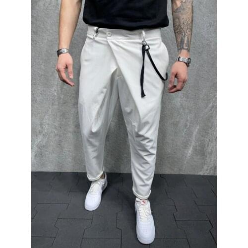 Premium Baggy Casual Mens Baggy Pants White