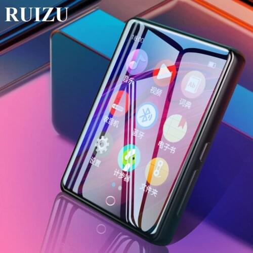 Newest RUIZU M7 Metal Bluetooth 5.0 MP4 player Built-in Speaker 2.8 inch Screen With E-Book Recording Radio Video Pedometer