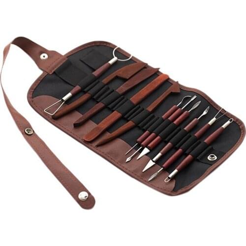 ABSF 12 Pcs Polymer Clay Tools Ceramic Pottery Tools Sculpting Kit Wax Tools for Shaping Embossing Sculpting Clay Soap Making