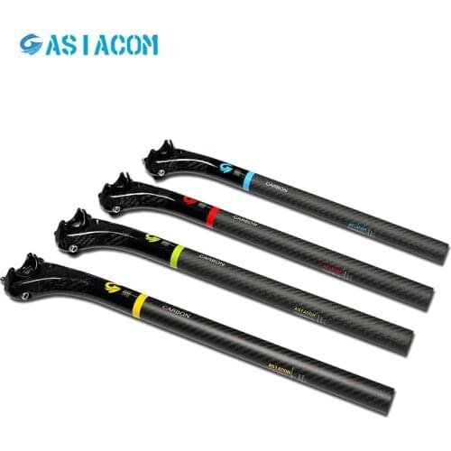 ASIACOM 3K Full Carbon Bicycle Seatpost 27.2 25.4 31.6 Mountain Bike Seat Post MTB Seatpost Bicycle Parts Red Blue Green Yellow