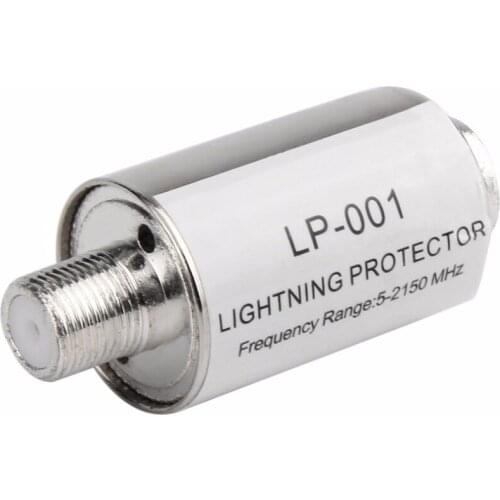 Lighting Protector Coaxial Satellite TV Lightning Protection Devices Satellite Antenna Lightning Arrester 5-2150MHz Wholesale