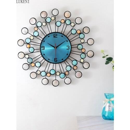 Nordic Modern Minimalist Clock Wall Clock Clock Living Room Creative Fashion Personality Home Table Wall Art Wall Watch Clock
