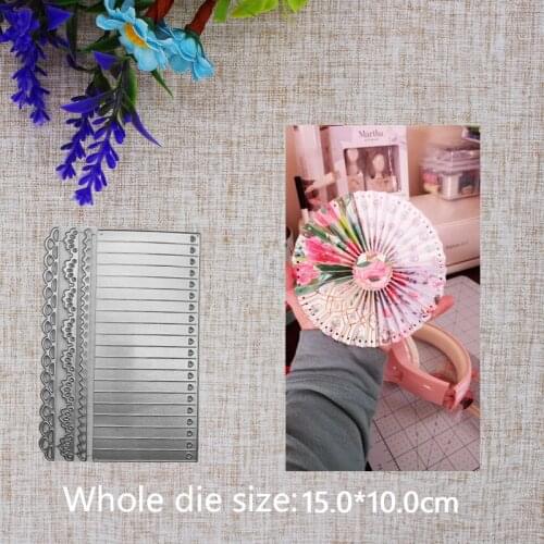 New Arrival Cute Flower Edge Frame Cutting Dies Stencil DIY Scrapbook Photo Album Embossing Decor Paper Card Craft 150x100mm