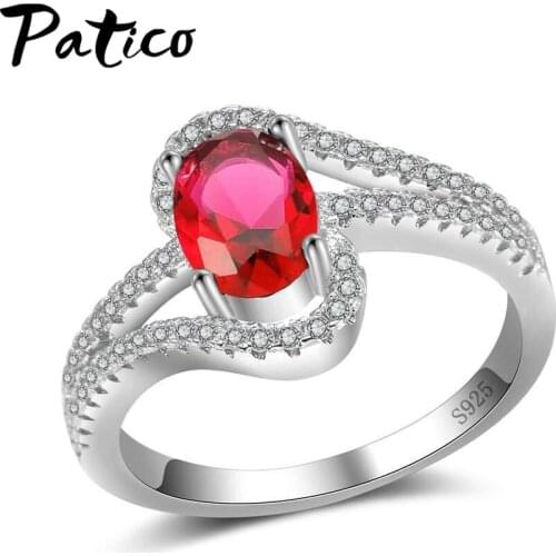 100% 925 Sterling Silver Wedding/Engagement Ring Women Vintage Trendy Jewelry Accessory Wholesale Free Shipping