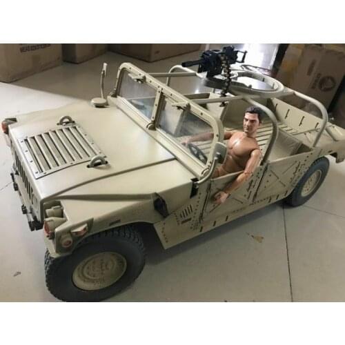 1/6 Scale Scene Access Painting Painting Hummer Military Truck Model Toy