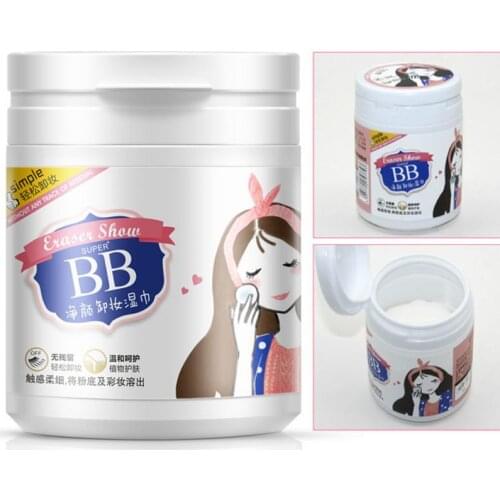 100 Sheets Makeup Cotton Pads Remover Wet Wipes Face Eye Deep Cleansing Moisturizing Skin Care Travel Essential TSLM1