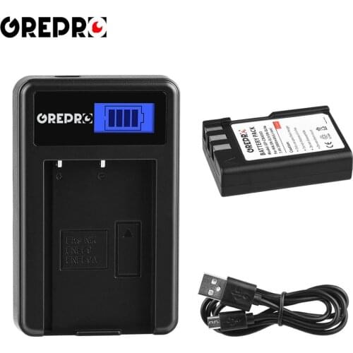 2000mAh EN-EL9 EN EL9 EN-EL9a EN EL9a EL9a Camera Li-ion Battery+USB LCD Charger for Nikon EN-EL9a D40 D60 D40X D5000 D3000