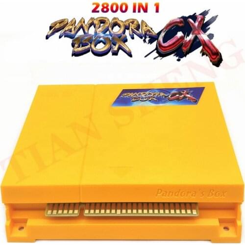 2020 New arrival PD cx jamma board 2800 in 1 games support CGA/VGA/HD interface original arcade version retro 3D game box