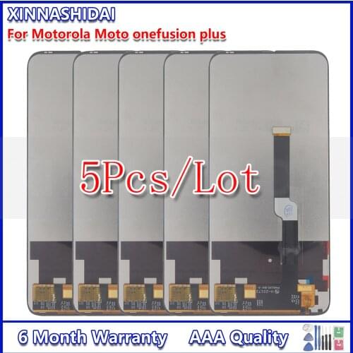5pcsFor Motorola Moto One Fusion OneFusion plus LCD Display Touch Screen Digitizer Assembly For Motorola XT2073-2 Fusion Plus