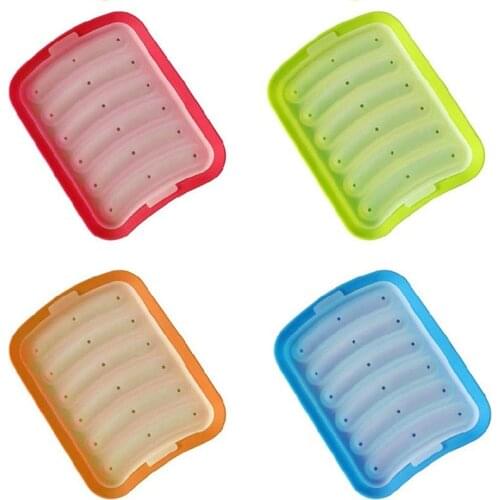 6 in 1 Sausage Maker Silicone Mold DIY Hot Dog Handmade ham sausage mould Kitchen Making and Refrigerated Hot Dog tool