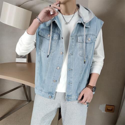 BANNAJI Hooded Vests For Men