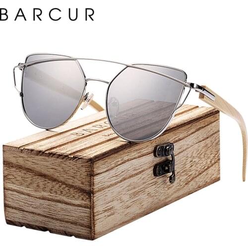 Женские солнцезащитные зеркальные очки BARCUR China At AliExpress