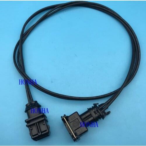 Free shipping 10/20 pcs/lots 2 pin male/female EV1 OBD1 Fuel Injector Connector Pigtail Wiring for BOSCH with 71 cm 18AWG wire