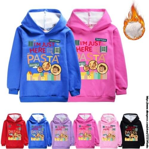 Baby Girls Zipper Hoodie New movie Luca Children Long Sleeve Casual Sweatshirt Tops Outer Coat Clothes For Children Kids
