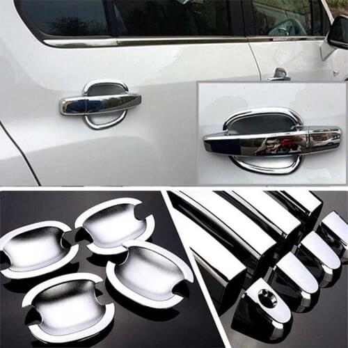 Non-Rusty Chrome Door Handle Bowl Cover Cup Overlay Trim For Chevrolet Trax