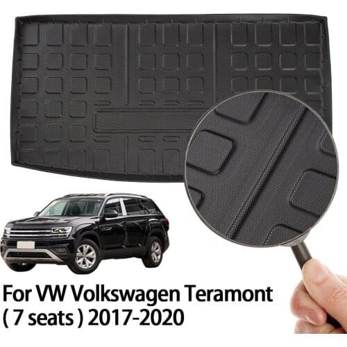Car Rear Boot Cargo Liner Floor Mat Trunk Tray Fit for Volkswagen Teramont 2017-2020 7-Seats