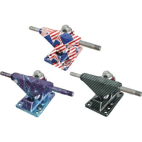 2pcs Skateboard Wheels Aluminum Professional Bridge Skate Board Bracket 3.25inch Skateboard Trucks Parts Replacement