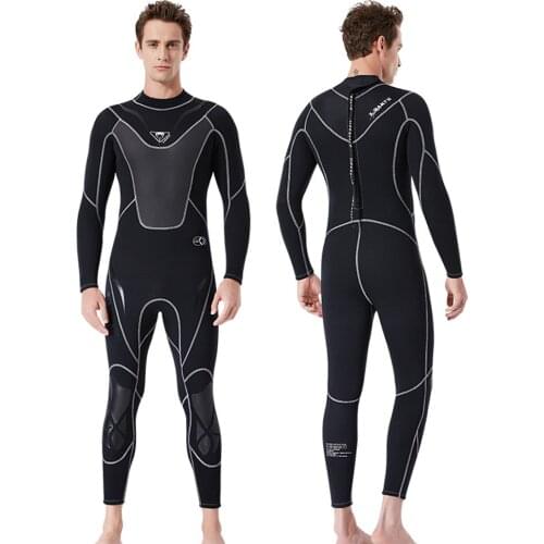 Men Neoprene Windsurf Kitesurf Wetsuit 3mm Snorkeling Hunting Underwater Fishing Clothes Scuba Diving Suit Spearfishing Surf