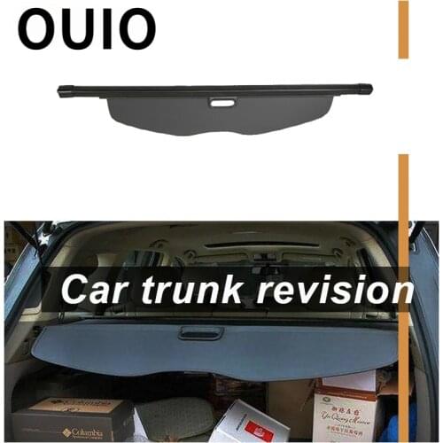 OUIO 1Set Car Rear Trunk Cargo Cover For Acura MDX 2007 2008 2009 2010 2011 2012 2013 Black Security Shield Shade accessories
