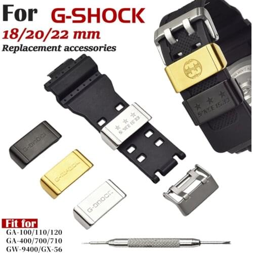 Watch Band Holder for Casio G-SHOCK Accessories GA-110 GD-100 GA-2100 DW-5600 DW-6900 Metal Bezel Ring Locker Watch Band Buckle