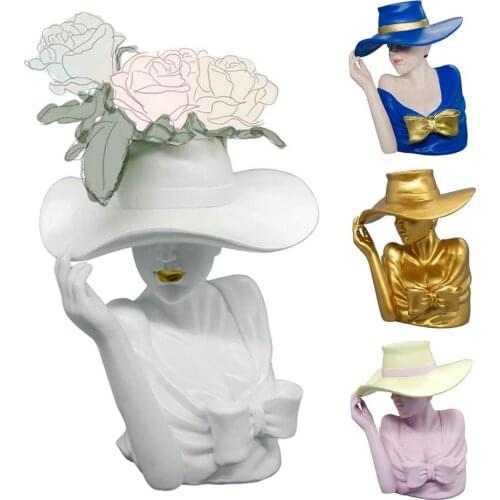 Modern Resin Vase Flower Holder Decoration Smooth Flower Pot Simple Fashion Vivid Delicate Resin Vase