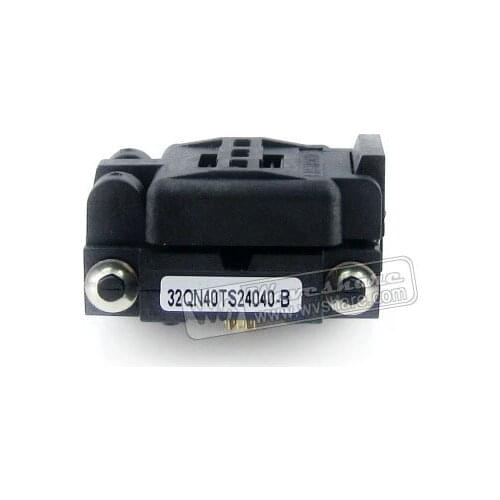 32QN40TS24040 Plastronics IC Test Socket 0.4mm Pitch QFN32 MLP32 MLF32 package
