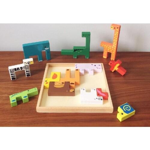 Creative Kindergarten Building Block Children 1-2 Years Old 3-6 Baby Girl Boy Baby Early Education Wooden Educational Toys