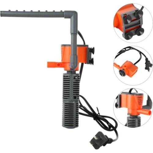 Fish Tank Internal Mini Aquarium Filter 3 In1 Functional Aquarium Water Pump Filter Air Oxygen Water Circulation For Fish Turtle